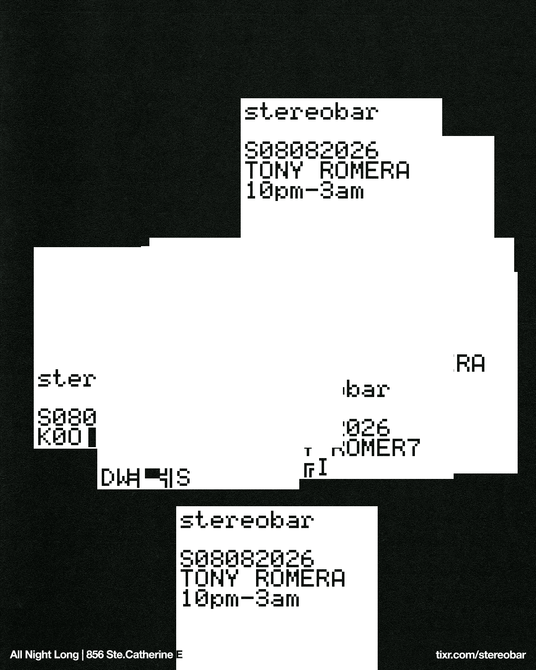 TONY ROMERA [ALL NIGHT]
