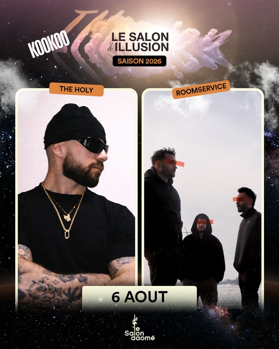SALON D'ILLUSION x KOOKOO RECORDS | THE HOLY, ROOMSERVICE