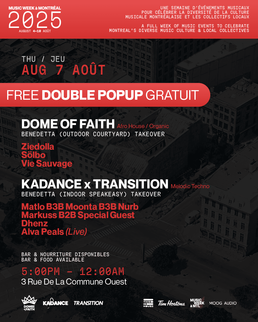 DOF KADANCE TRANSITION